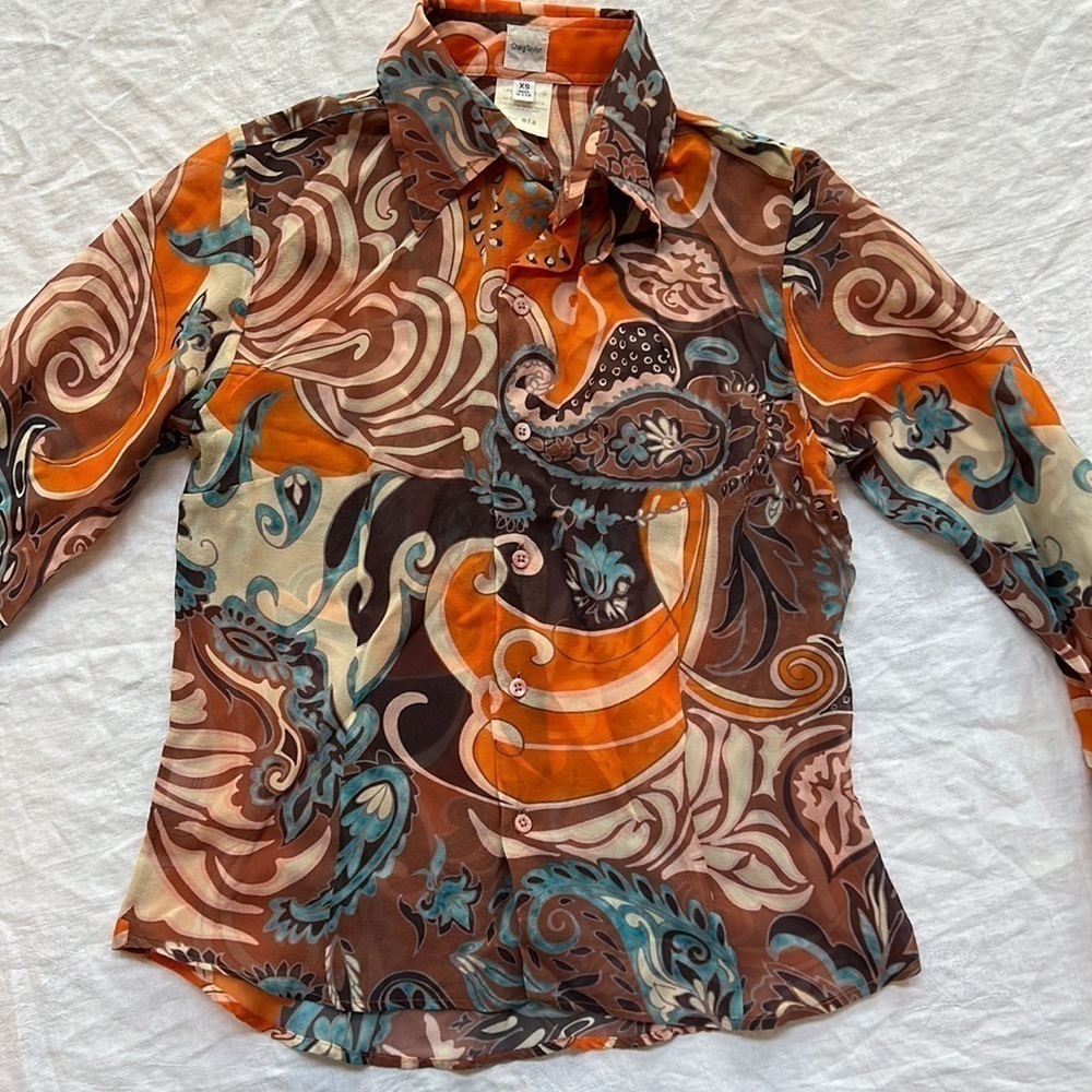 Craig Taylor Mia Paisley Silk Blouse